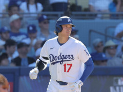 大谷翔平がグラウンドに主力で唯一姿見せず　ロバーツ監督は打順降格の可能性示唆
