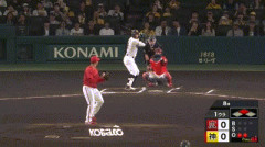 【阪神対広島24回戦】阪神、初回2アウト二塁から4番・佐藤輝明のタイムリーで1点先制！！！！！！！！！！！