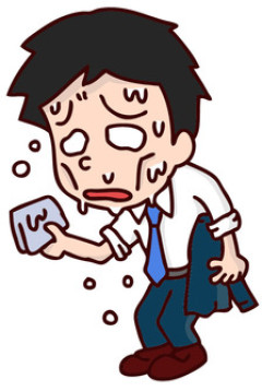 毎日汗だくで職場に1分ずつ遅刻する人は、周囲からどう見られる？