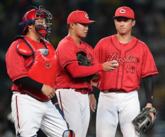 カープ坂倉〝孤軍奮闘〟2安打1打点も打線沈黙。赤木3回0封！森高ハルン0封リレーもドラ4工藤2回2失点で初勝利お預け。対阪神4年ぶり勝ち越し消滅【広島1-2阪神/試合結果】