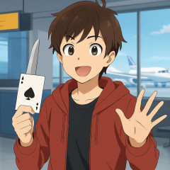 YouTuber「カードに偽装したナイフなら飛行機に持ち込めました！」