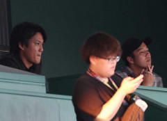 阪神　岩貞祐太の引退セレモニーに元同僚の藤浪晋太郎、青柳晃洋が来場
