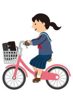 高校生の娘が自転車で登校中、自転車通行可の歩道へ入った車に突然ぶつけられた。
