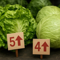 レタス5割高 キャベツ4割高 9月下旬の葉物野菜が高騰 長雨の影響による気温低下や日照不足で 農水省