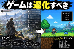 ゲームは退化すべき