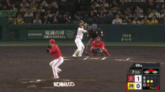【阪神対広島25回戦】阪神、7回裏1アウト二塁から高寺のタイムリーで同点に追いつく！！！！！！！！！！！！！