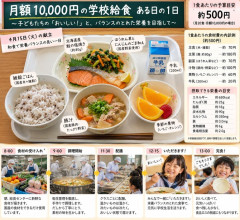【画像】給食費を月額10000円にした結果が凄いwwwwwwwwwww