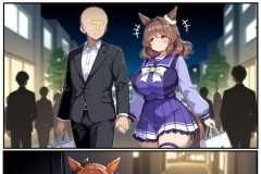 【ウマ娘】ハローさんとのコスプレデートを見つめるマヤノ「トレーナーちゃんはもう…」