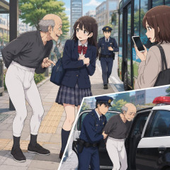路上で女子生徒に「このバスってSuica使える？」と尋ねた股引き爺さん、無事通報される   #相模原 |  何がいけないんだ
