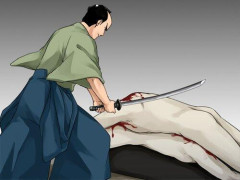 【爆笑】馬鹿「日本刀は3人くらい斬ると脂で切れなくなる」馬鹿「ジャアアアアプww」←あのさ 3人斬れたら最強やろｗｗｗｗｗｗｗｗｗｗ