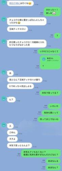 【悲報】婚約していたカップル、玉城ティナで破局