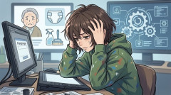 【悲報】絵師様、AIに仕事を奪われて老人介護のウンコ処理の仕事を紹介されてしまう