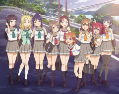 Aqoursが9人で道歩くときってこうなりそう【ラブライブ！サンシャイン!!】