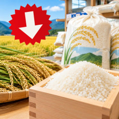 新米5割安で流通始まる 5キロ2000円台後半、一段安の観測   #コメ