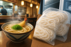【食費】うどん屋さん「1杯500円です」冷凍うどん「5玉200円です」