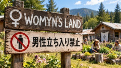 【悲報】フェミさん「女だけの街は実現できる。争いは起きず平和」 ← 実は1970年代に女だけの街は作られていた