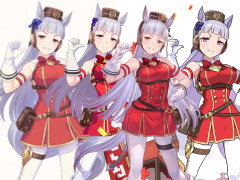 【ウマ娘】色んなコラボのゴルシイラスト