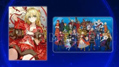 『Fate/EXTRA Record』より店舗特典のデザイン変更のお知らせ。マスターとサーヴァントが集まるプレイマットから謎の新キャラクターの存在が消失