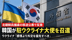 【韓国】駐ウ大使を召還 「あのさぁ感情よりも外交を優先すべきだよ？立場わかってる？」