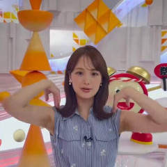 【画像】井上清華アナ　ノースリの脇を見せながらエクササイズ！！【GIF動画あり】