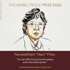 2026年ノーベル平和賞はナビ･ピレイ氏 南アフリカ出身の国際的な法学者･裁判官