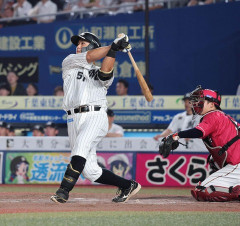 2025年山口航輝(ロ) 打率.255 7本 24打点 OPS.757