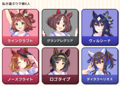 【ウマ娘】私が選ぶウマ娘6人 ⇐ なんか流行ってるみたい