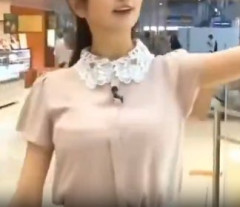 【画像】お●ぱいが大きすぎる女子アナが今朝のテレビに登場