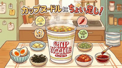 カップヌードルにちょい足しすると美味いもの