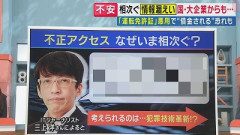 ニュース番組「なぜこんなにも不正アクセスが増えているんでしょうか？」専門家「…えー」