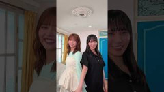 先輩とのハッピータイム️#日向坂46_イチャイチャ虫 #日向坂46 #山下葉留花#松尾桜