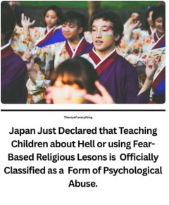 海外「日本は子どもを宗教で脅して洗脳することを禁止している。これは世界中に広まるべきだな」