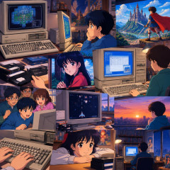 PC8801mk２SR以降、PC-9801VX以降の思い出   |  買った事ないから88 98 68000 FM-towns の違い分からん
