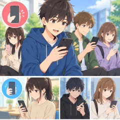 スマホをどっちの手で持つか 若者は右手持ちが主流