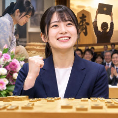 西山朋佳白玲、女性初の棋士資格の権利獲得 将棋界歴史的偉業   #将棋