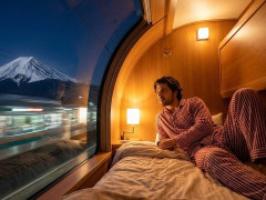 外国人「夜にベッドで見るのが最高」Ben Morrisが日本を横断する寝台列車の旅をしてる