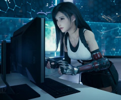 【画像】FF7のティファさん、自分のコラ画像を見つけてしまう