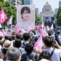 450人が「愛子さまを次期天皇に」都心でデモ 男系男子維持がにじむ皇室典範改正に反発 全国で計画：東京新聞