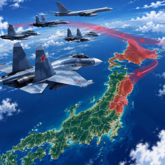 ロシア軍が北海道超えて宮城県超えて岩手県まで領空侵犯
