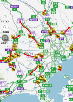 【悲報】首都圏の高速道路、連休始まったとたん大渋滞ｗｗｗｗｗｗｗｗｗｗ
