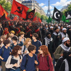 フランスの「学生デモ」 ５０の団体を特定 学生団体は１５だけ 残りは極左活動家やイスラム
