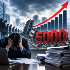 倒産増加が止まらない、26年度上期は5000件超え   |  人口減少時代なんだから当たり前