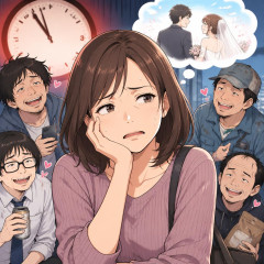 44歳婚活女子「タイムリミットが迫っています…でも低収入の変な男しか寄ってこない…」   #悲報