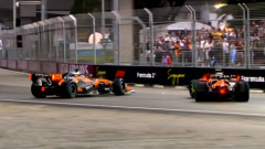 マクラーレンのノリス、F1シンガポールGPスプリントでの同士討ちについて「これがレース」