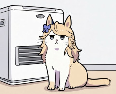 【ウマ娘】もうストーブの前から離れたくない忠猫シチーキャッｔお