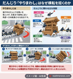 だんじりで死亡した『たかり役』　死ぬための役だったwwwwwwwwwwwwwwwwwwww