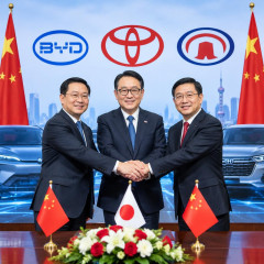 トヨタ、中国2社と新たな提携枠組み   #速報
