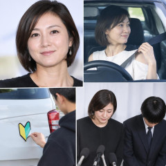 広末涼子「シートベルト肩外し」に事務所がコメント、長男の「初心者マーク外し」も謝罪「本人も深く反省しております」