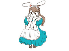 【画像】とんでもない格好で日光浴するバニーガールｗｗｗｗｗｗ