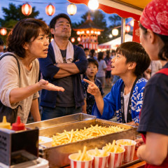 「うちの家族にも50円でポテト売ってよ」秋祭り、町内会費未納で堂々と来る住民。「誰のお陰で」に対するまさかの言葉   #FORZA